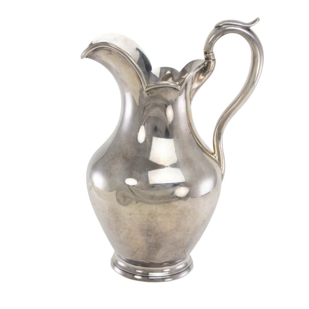 A coin silver water pitcher, Newell Harding & Co., Boston (1 of 2)