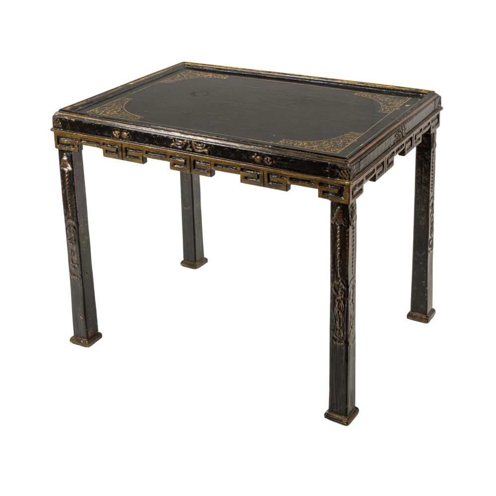 A Regency style lacquered side table - 3