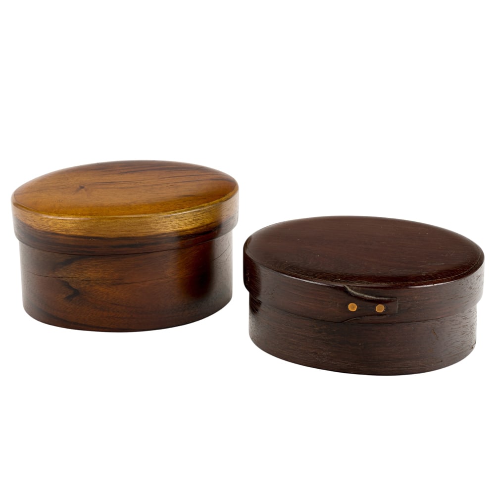 Two Studio steam-bent wood boxes - 2