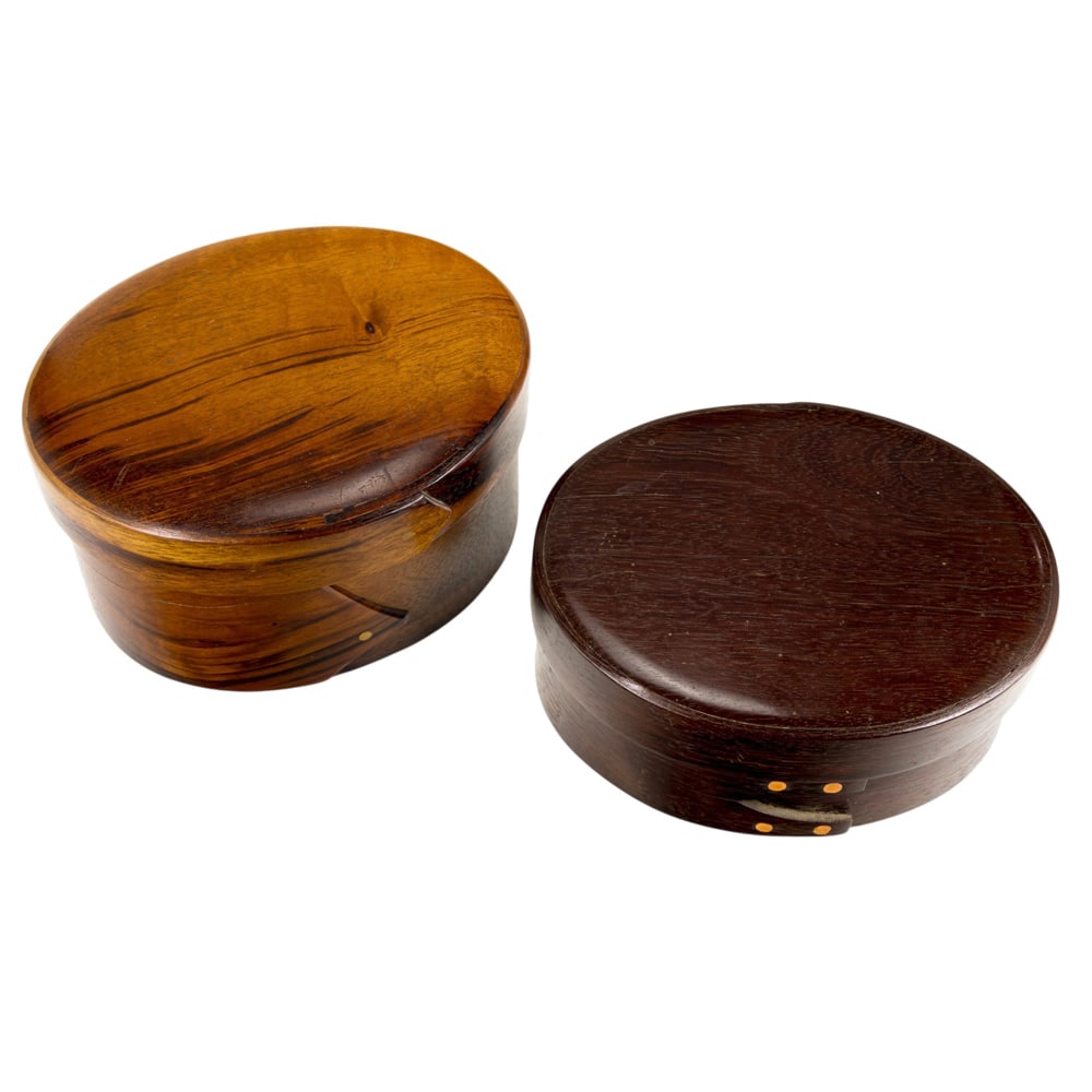 Two Studio steam-bent wood boxes - 3