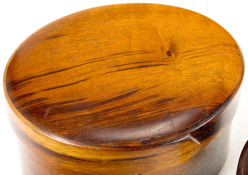 Two Studio steam-bent wood boxes - 4