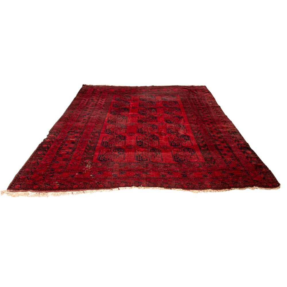 An Afghan carpet: An Afghan carpet, 11'9" x 9'5"