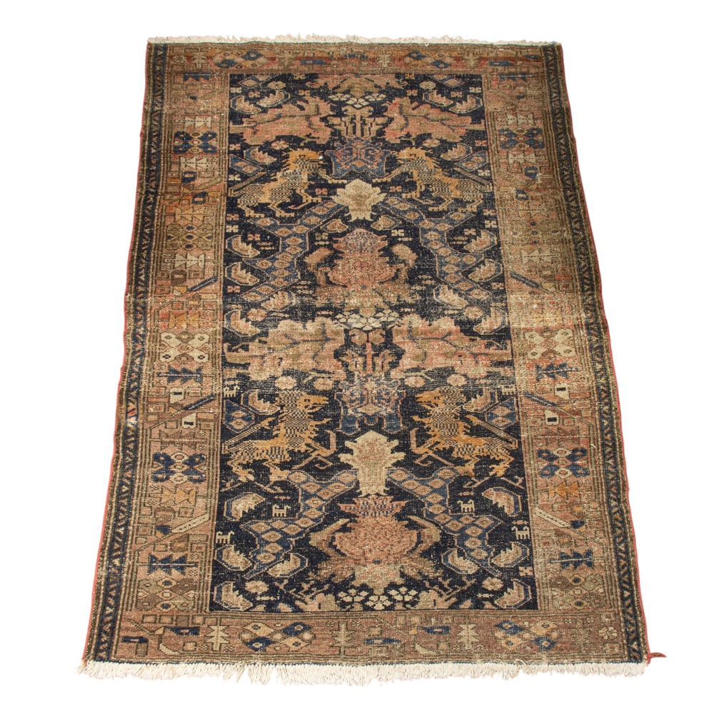 A Persian runner: A Persian runner, 5'6" x 3'6"