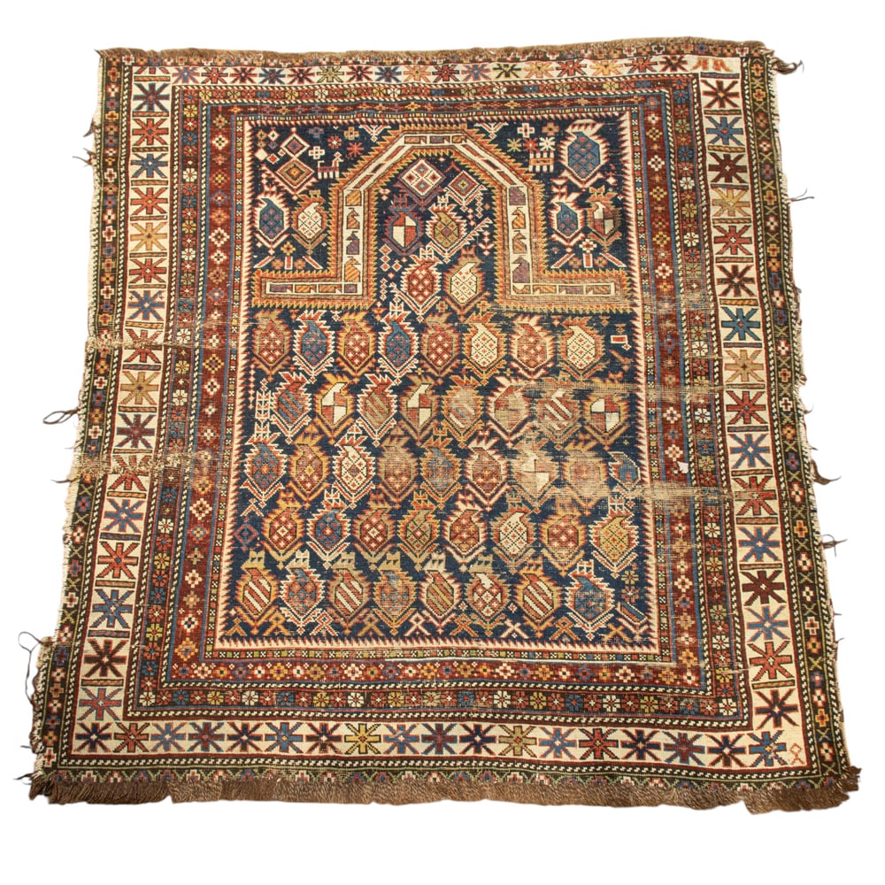 An antique Marsali (Dashestan) prayer rug (1 of 4)