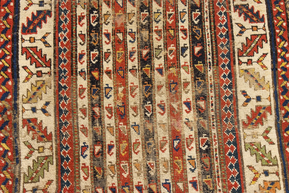 An antique Kurdish runner - 2