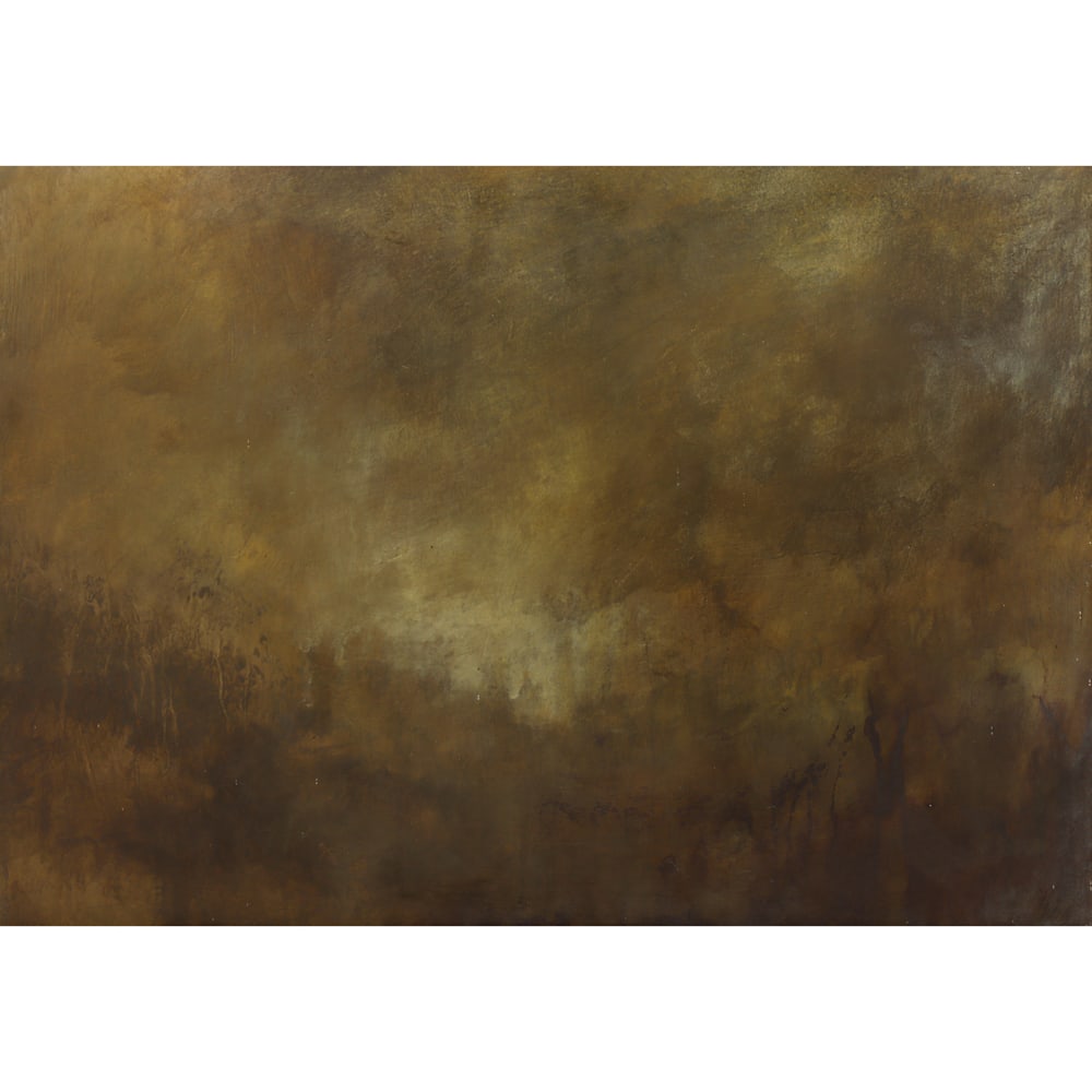 Painting, Michael Norton: Michael Norton (American, 20th century), Untitled #7, 1997, egg tempera on panel, signed, dated and numbered verso, board (unframed): 16"h x 19"w