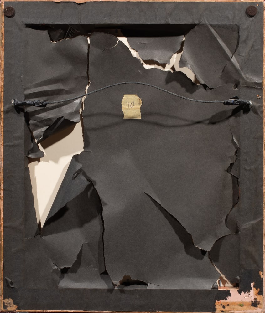 Work on paper, Gordon Huether: Gordon Huether (American, b. 1959), Untitled, 1992, charcoal on paper, signed and dated lower right, sight: 11.5"h x 8.5"w, overall (with frame): 19.25"h x 16.25"w