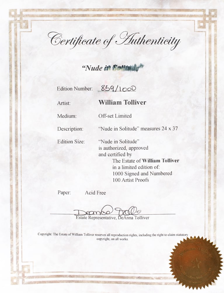 Print, William Tolliver - 4