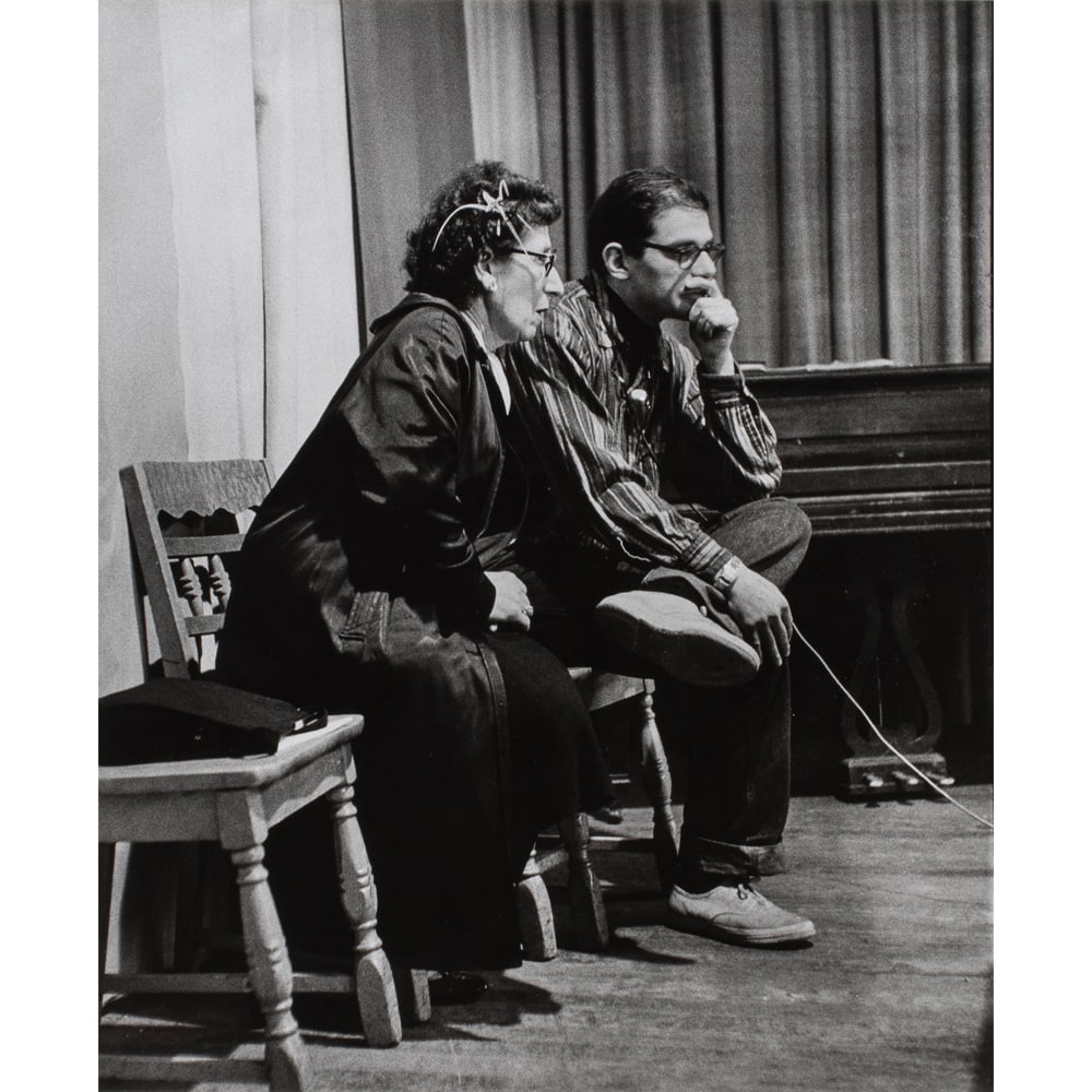 Photograph, Jerry Stoll: Jerry Stoll (American, 1923-2004), Untitled (Allen Ginsberg), gelatin silver print, signed lower right of mat and numbered '21,' sight: 23.5"h x 19.5"w, overall (with frame): 31.75"h x 27.75"w