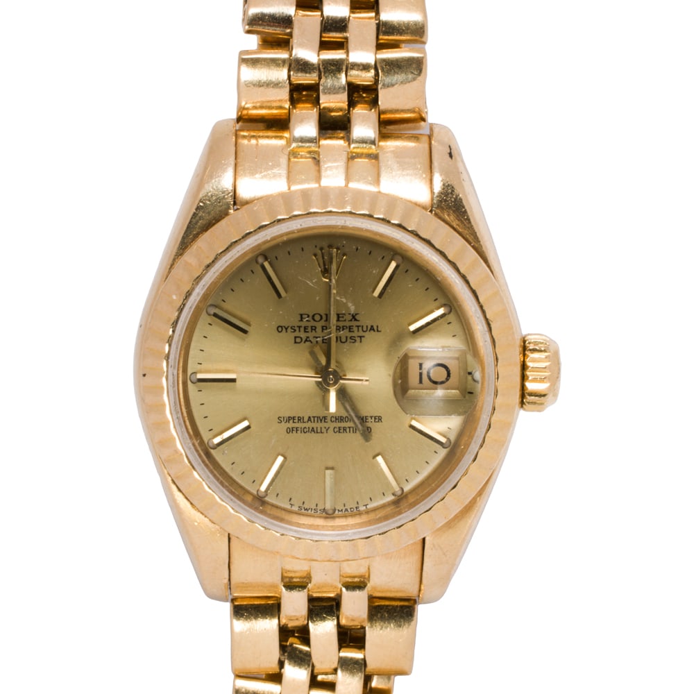 18k gold ladies rolex: 18k gold ladies rolex Serial no.: