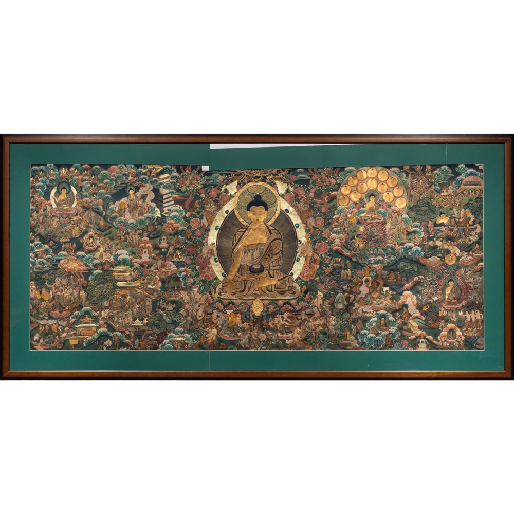A massive Tibetan thangka (1 of 4)