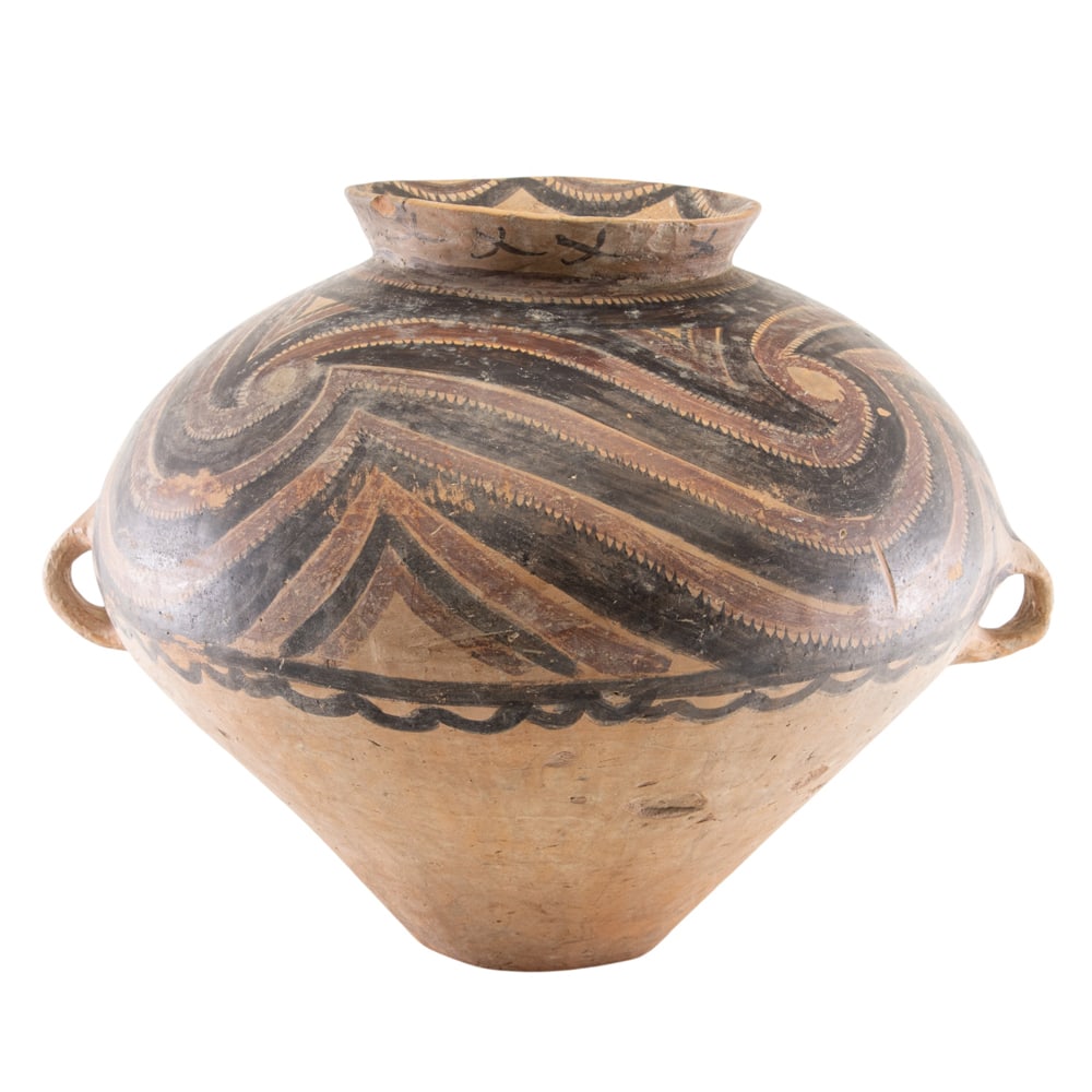 A large Yangshao painted pottery jar (1 of 5)