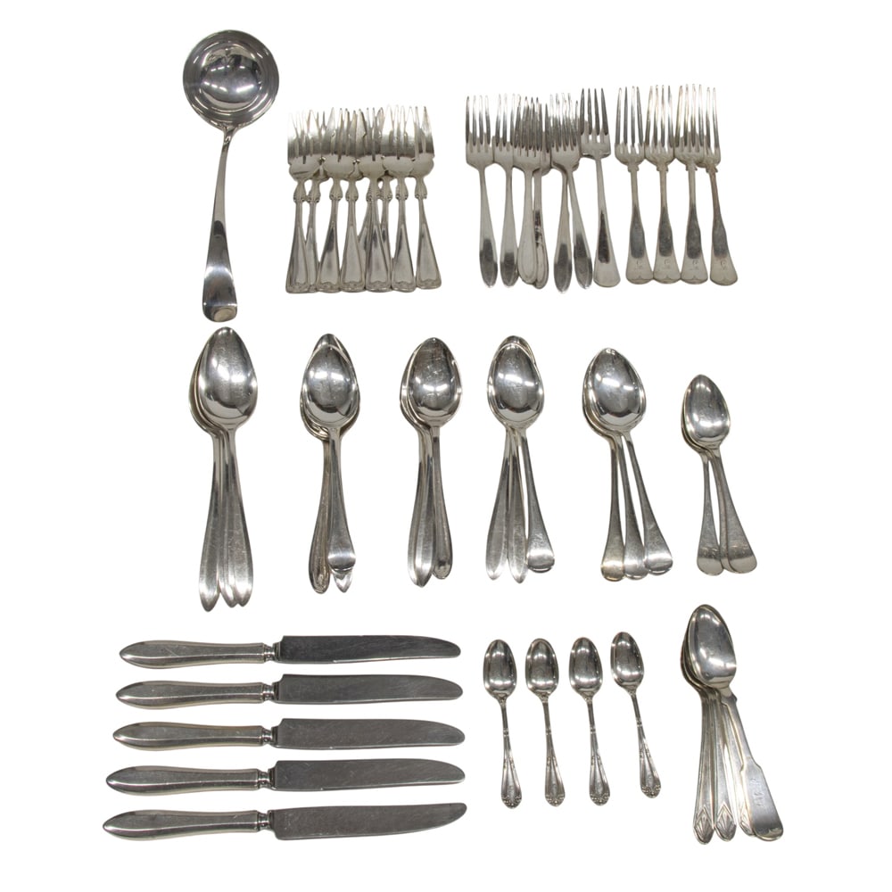 A group of assorted plated flatware (1 of 2)