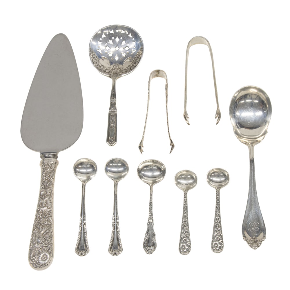 A group of assorted sterling flatware (1 of 2)