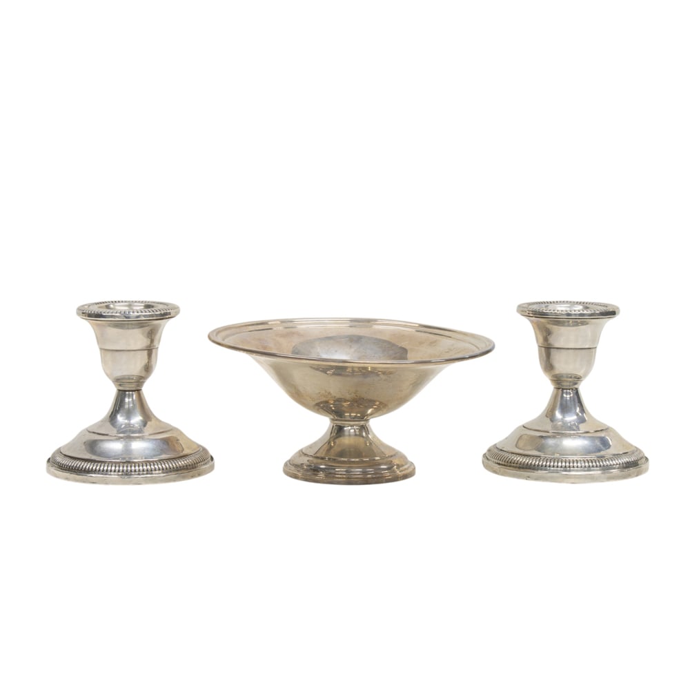 A group of weighted sterling items (1 of 2)