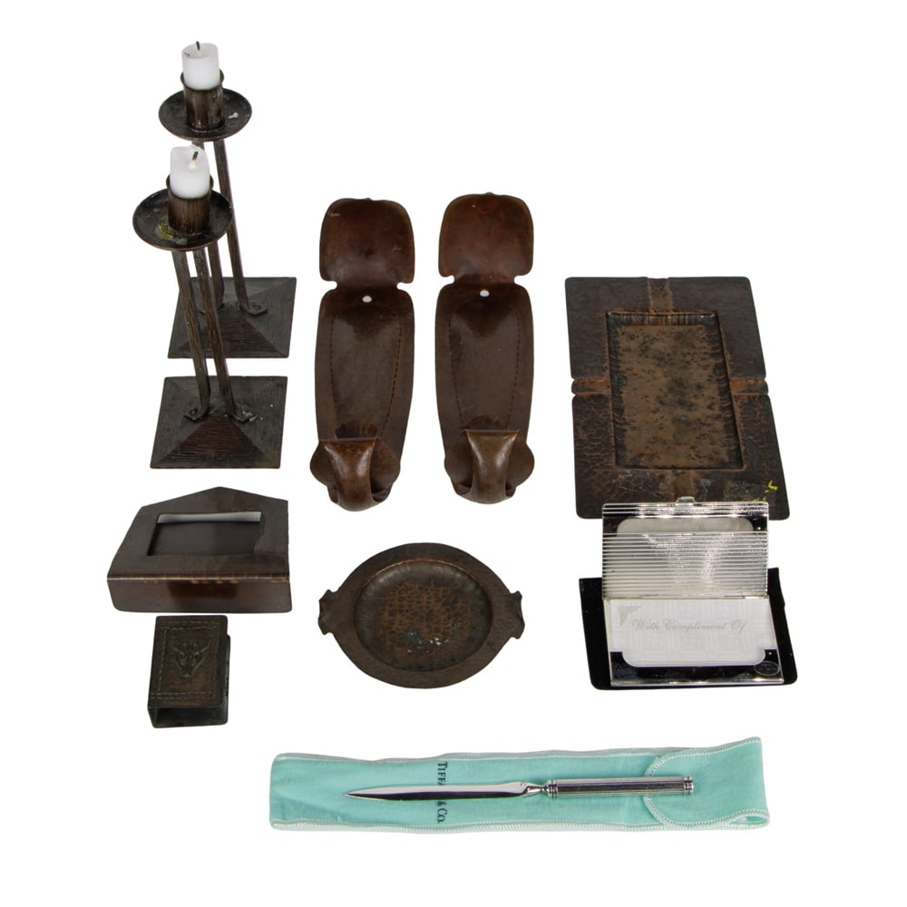 A group of Roycroft and other Arts and Crafts copper (1 of 1)