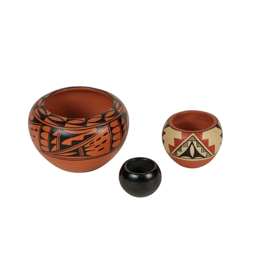 Three Southwest Native American pottery vessels (1 of 1)