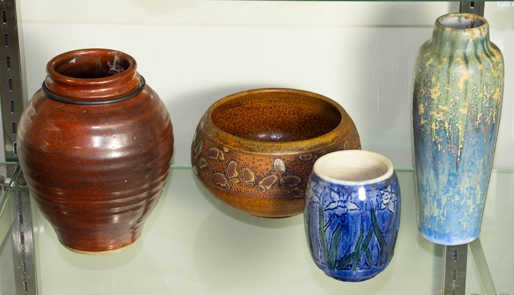 A group of Mid Century style Art pottery (1 of 1)