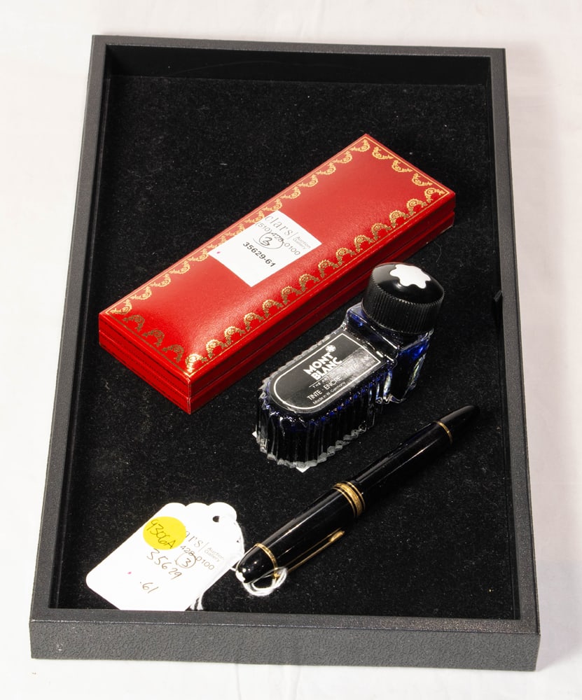 A Montblanc Meisterstuck 149 pen and Must de Cartier pen in original box (1 of 1)