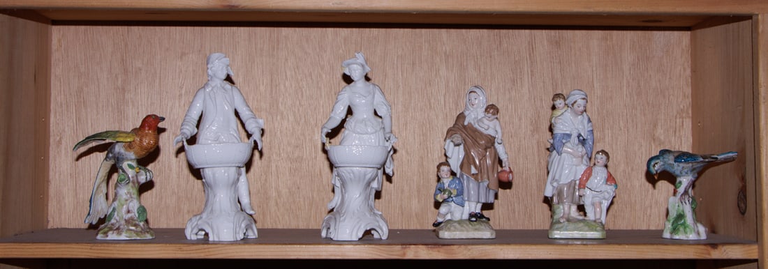 An assembled group of KPM (Berlin) porcelain figures (1 of 1)