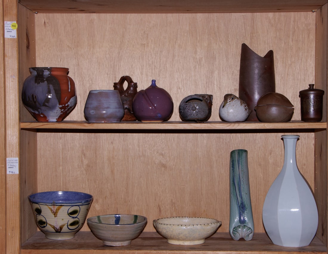 An assembled group of studio pottery (1 of 1)