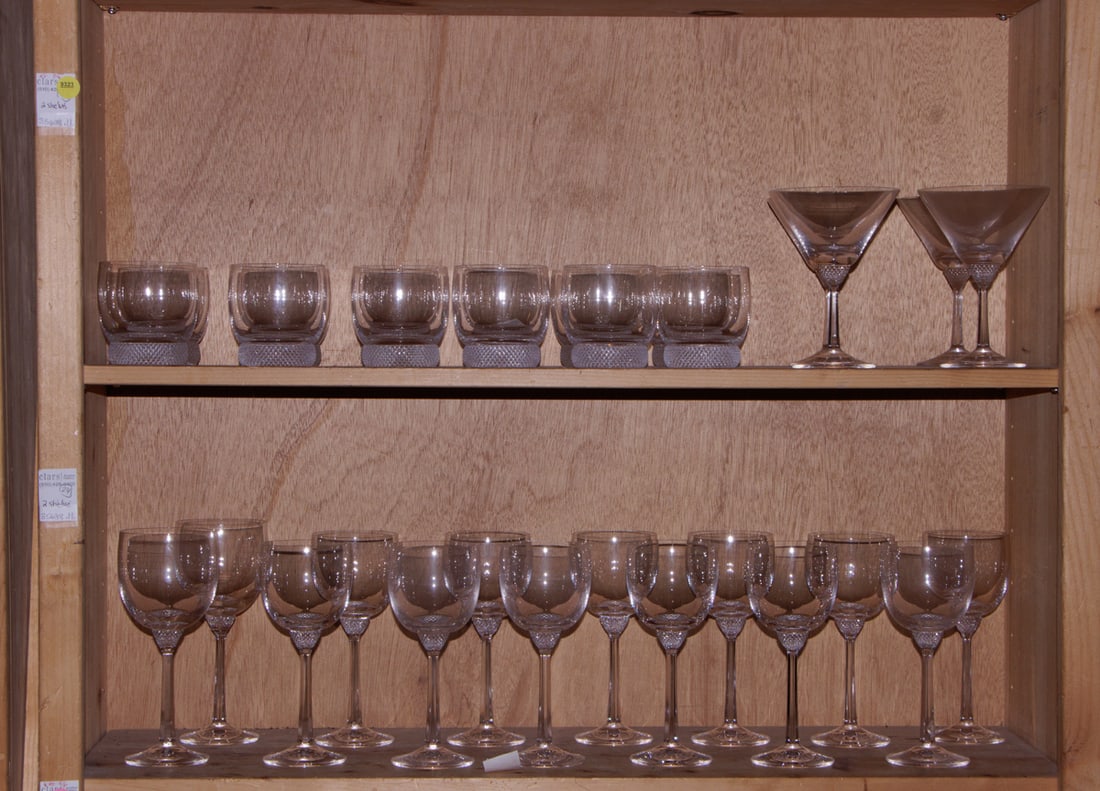 A Villeroy & Boch glass stemware service in the Octavie pattern (1 of 1)