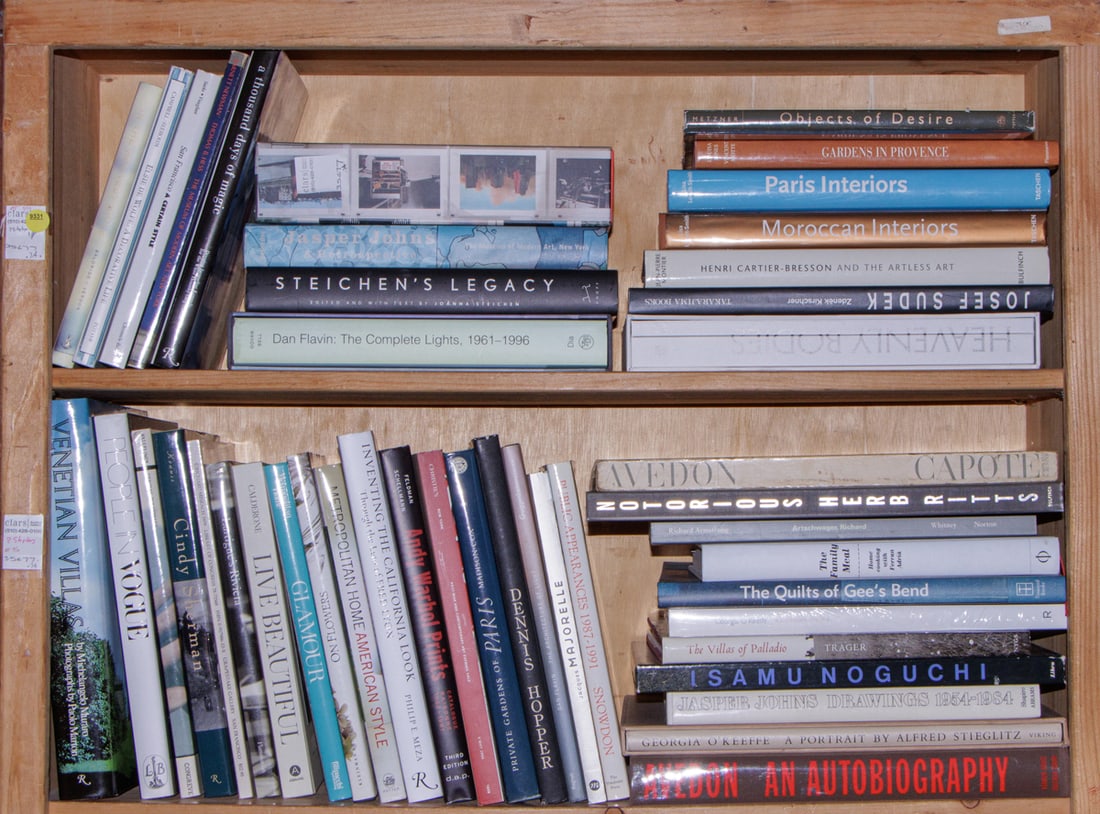 An assembled group of books on visual culture (1 of 1)