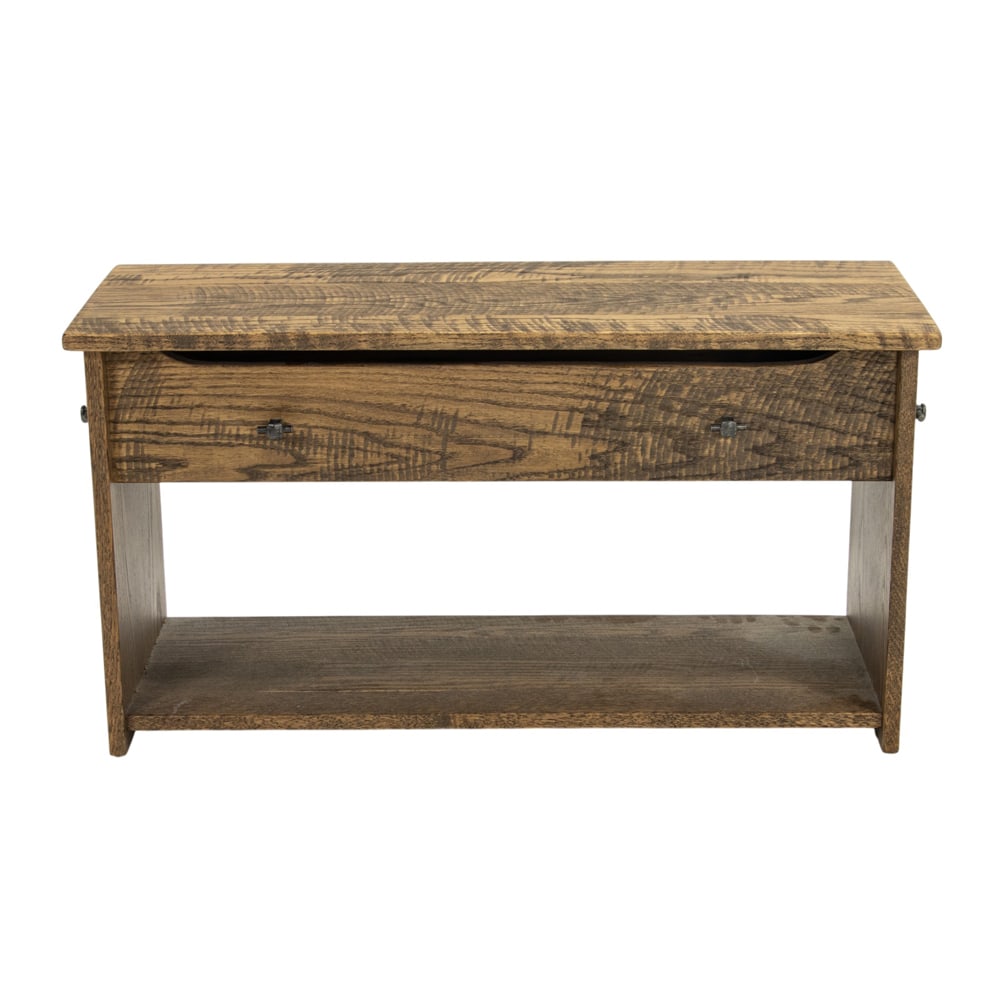 A contemporary Arts and Crafts style bench: A contemporary Arts and Crafts style bench, 19"h x 36"w x 14"d