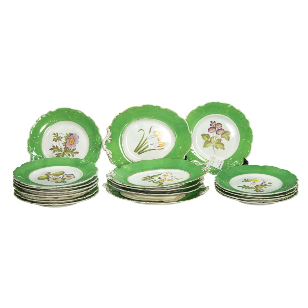 An English porcelain botanical service (1 of 1)