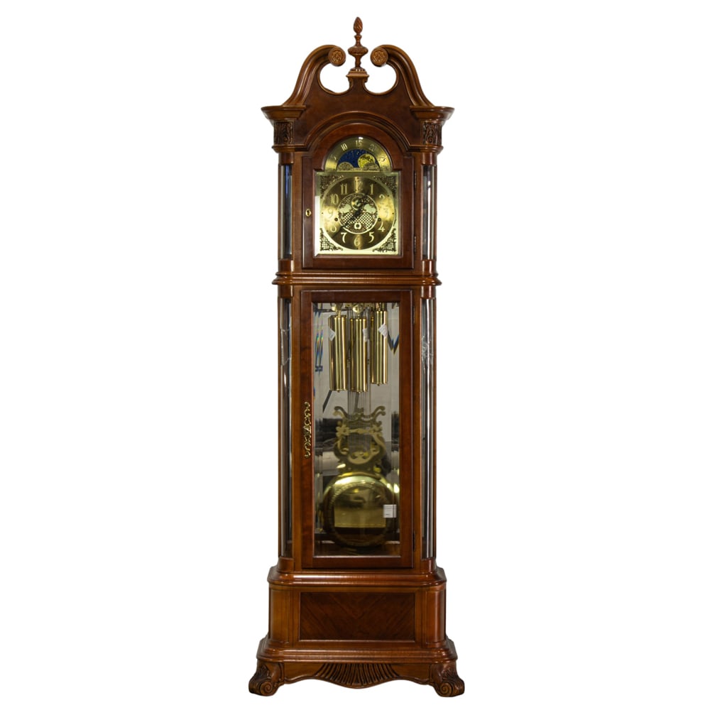 A Ridgeway grandfather clock in the Federal style (1 of 1)