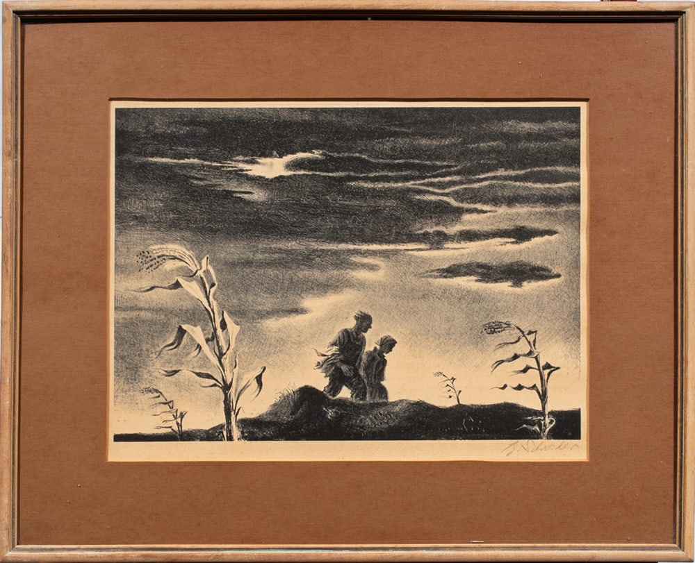 Print, Georges Schreiber - 2