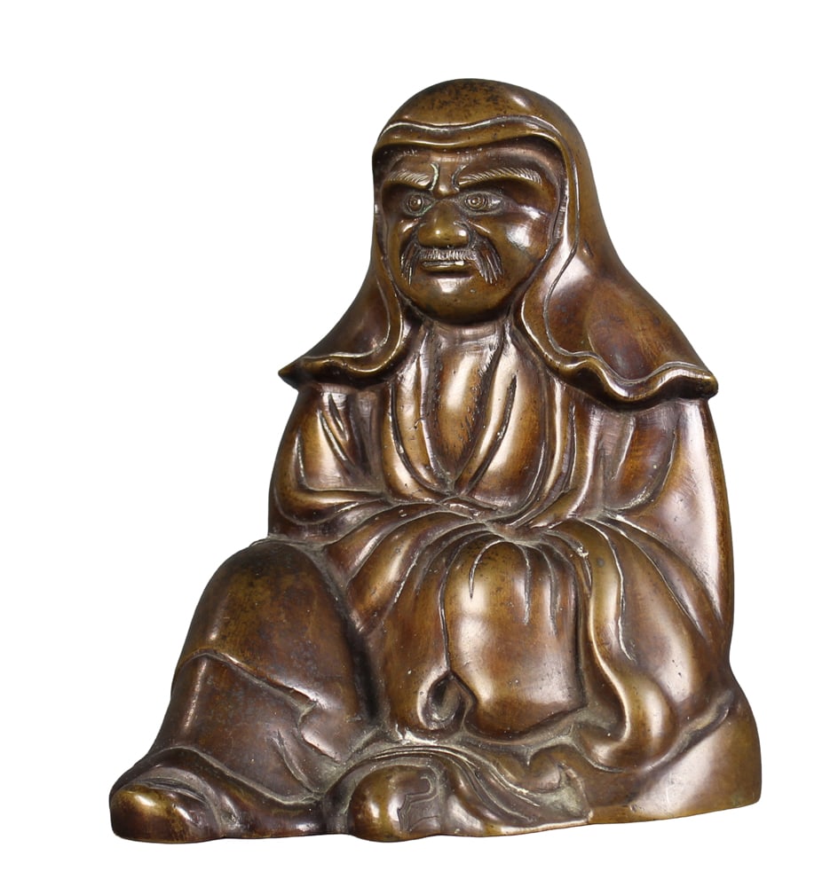 A Japanese bronze figure (1 of 2)