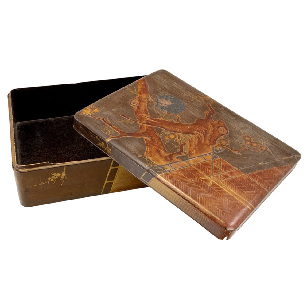A Japanese lacquer box - 3