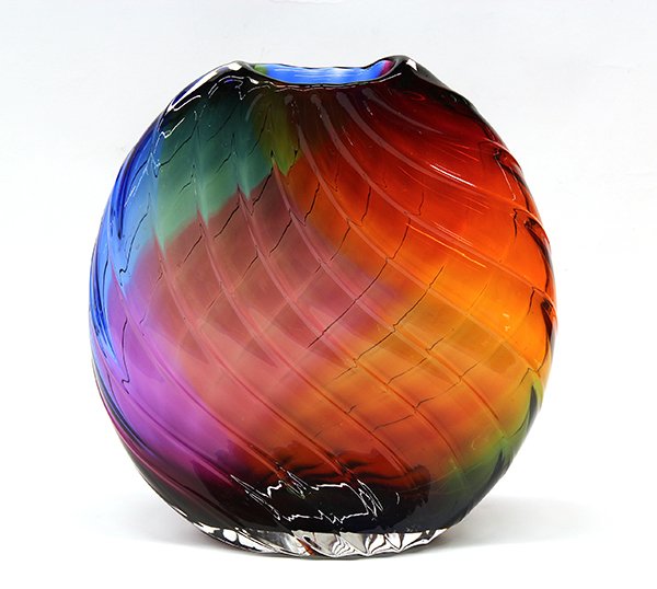 Dan Bergsma (Seattle Washington) art glass vase