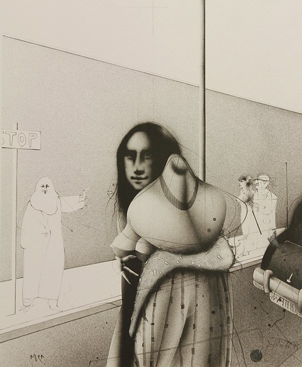 Print Portfolio, Paul Wunderlich, Lithographien I: Paul Wunderlich (German, 1927-2010) "Turkisches Bad," "Strabenszene," and "Adam und Eva. Nach Durer," from the portfolio "Lithographien I," 1981, pencil signed lower right, from an edition of 1000, pu
