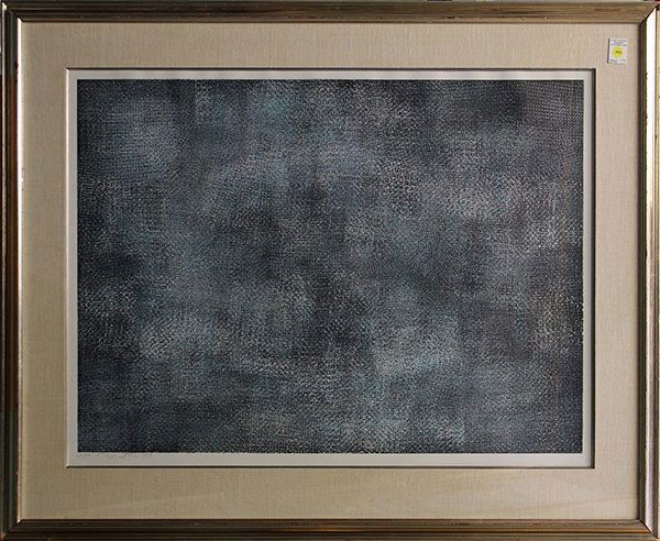 Print, Robert Natkin, Abstract Collage: Robert Natkin (American, 1930 - 2010), Abstract Collage, 1979, silkscreen, signed lower left and dated, from an edition of 75, sight: 28"h x 37.5"w, overall (frame): 38"h x 47.5"w