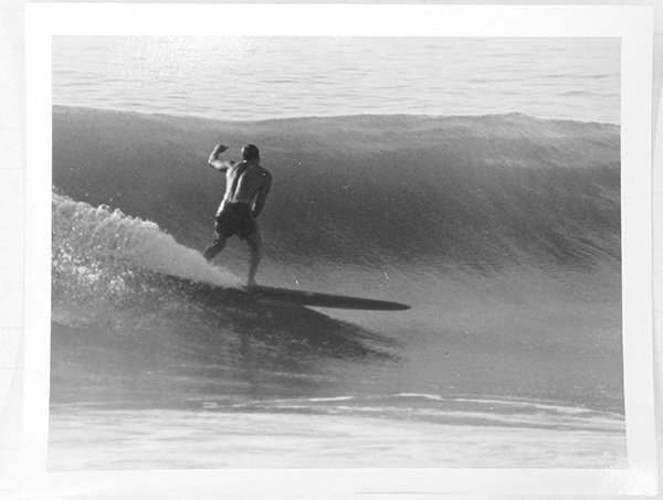 Surfing photographs by LeRoy Grannis: (lot of 27) LeRoy Grannis (Californian, 1917-2011), ''Surfing - Breakwater (California),'' 1961, unframed photographs, each stamped "Jan 18, 1961'' verso, print (each): 4''h x 5''w. Provenance: Estate