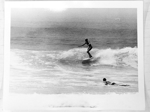 Surfing photographs by LeRoy Grannis: (lot of 28) LeRoy Grannis (Californian, 1917-2011), ''Surfing - Trestle (California),'' 1960, unframed photographs, each stamped "Aug 22, 1960'' verso, print (each): 4''h x 5''w. Provenance: Estate of
