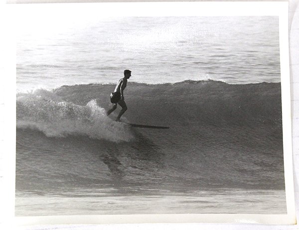 Surfing photographs by LeRoy Grannis: (lot of 34) LeRoy Grannis (Californian, 1917-2011), ''Surfing - Breakwater (California),'' 1961, unframed photographs, each stamped "Jan 16, 1961'' verso, print (each): 4''h x 5''w. Provenance: Estate