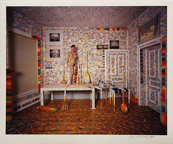 Photograph, Leslie Krims, A Female Nude and Meta: Leslie Krims (American, b. 1943), A Female Nude and Meta Images, 1980, c-print, pencil signed and dated lower right, image: 17.75"h x 22.5"w, sheet: 20"h x 24"w