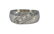 Gentleman's diamond yellow gold platinum rhodium plated