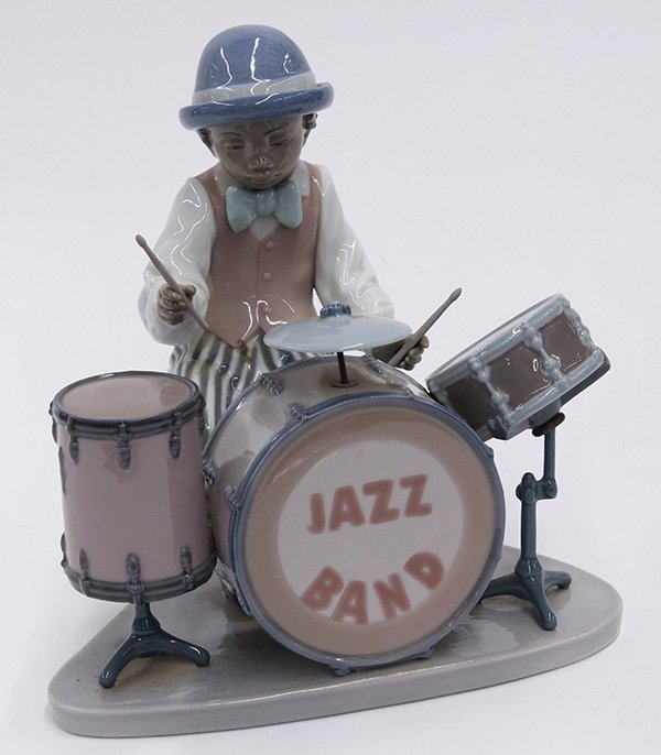 Lladro 'Jazz Band" porcelain figure,
