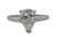 Diamond and white gold pear shape ring, GIA