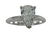 Diamond and white gold pear shape ring, GIA - 2