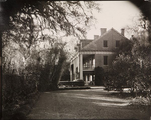 Photograph, Walker Evans, Weeks Hall, New Iberia,: Walker Evans (American, 1903-1975), "Weeks Hall, New Iberia, Louisiana (1935)," gelatin silver print, artist stamp verso, later reprint, sheet (unframed): 8"h x 10"w, overall (with mat): 14"h x 18"w.