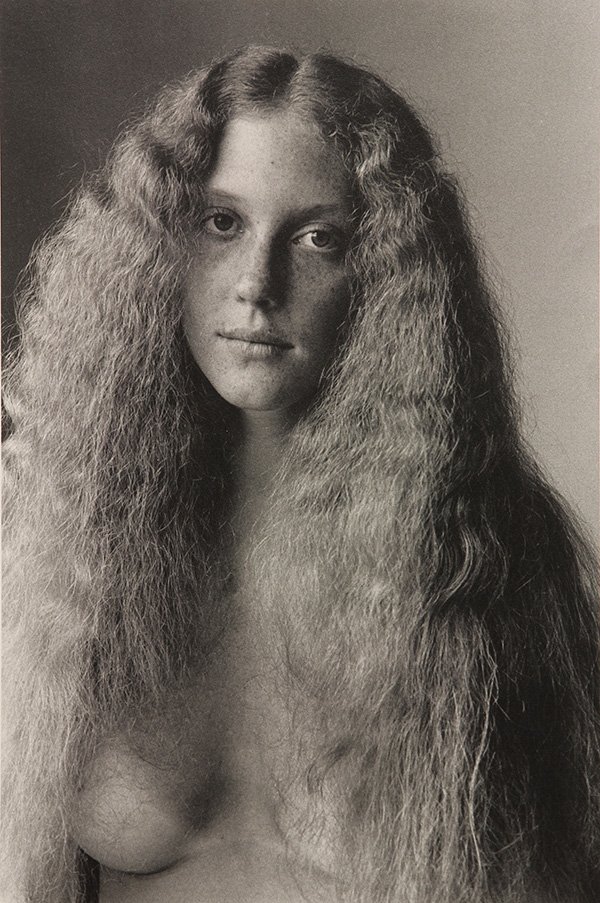 Photograph, Edouard Boubat, Cynthia, Paris, 1975: Edouard Boubat (French, 1923-1999), "Cynthia, Paris," 1975, gelatin silver print, signed lower right, signed, titled and dated verso, sheet (unframed): 15.75"h x 11.75"w, overall (with mat): 18"h x 14