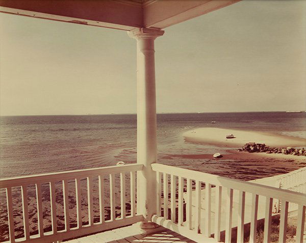 Photograph, Joel Meyerowitz: Joel Meyerowitz (American, b. 1938), ''Provincetown Porch'' series, 1977, chromogenic print, signed, titled and dated verso, sheet: 16''h x 20''w, overall (with mat): 24''h x 28''w. Provenance: The Da