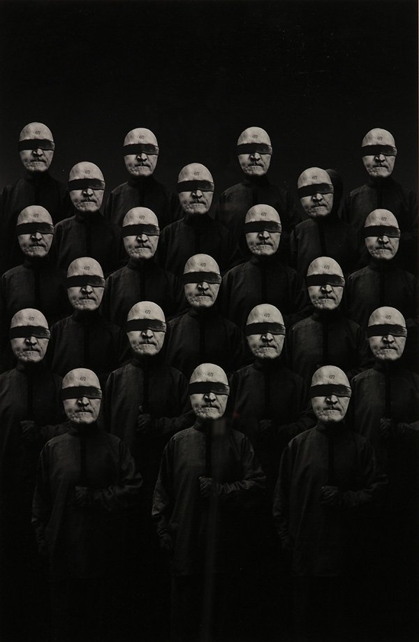 Photograph, Misha Gordin: Misha Gordin (Latvian, b. 1946), ''Crowd #9,'' 1988, gelatin silver, signed and dated lower right, edition 2/7, sheet: 20''h x 16''w, overall (with frame): 41.25''h x 33''w. Provenance: The David C. a
