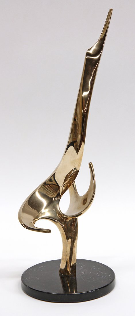 Sculpture, Bob Bennett/Bennett Brothers, Venture: Bob Bennett/Bennett Brothers (American, 20th century) "Venture," 1987, bronze sculpture, signed and dated at base, edition 50/50, overall: 20.25"h x 7"w x 7"d