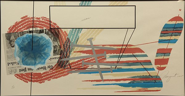 Print, James Rosenquist, Near and Far: James Rosenquist (American, b. 1933), Near and Far, lithograph, lithograph in colors, created for the Leo Castelli Drawings Exhibition, pencil signed lower right and dated, edition 127/150, sight: 19"